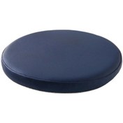 Resim Suntek Tatami Minder Pu Deri 36 Cm Kaymaz Yuvarlak Oturma Minderi Mavi 