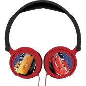 Resim Storemax Pixar Arabalar Mcqueen Kulaklık, Sınırlı Ses Gücü, Katlanabilir ve Ayarlanabilir, Kırmızı/siyah, HP010DC 