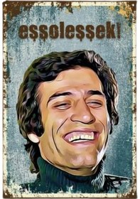 Resim Kemal Sunal Ahşap Retro Vintege Poster Eşşoğlueşşek 