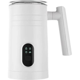 Resim Ipoearthu Tam Otomatik Süt Köpürtücü Akıllı Dokunmatik Kontrol Süt Isıtıcı Sıcaklık Ayarları Sıcak ve Soğuk Süt Köpürtücü Ingiltere Fişi (Yurt Dışından) 