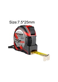 Resim Aoben Geri Çekilebilir Cetvel Ölçüm Bandı Taşınabilir Çekme Cetveli Mini Mezura, Uzunluk: 7.5m Genişlik: 25mm 