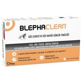 Resim Blephaclean Göz Çevresi ve Göz Kapağı Temizleme Mendili 20 Adet 