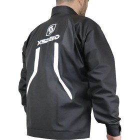 Resim Go-Out Motorcu Yağmurluk Pvc Rüzgarlık Dikişsiz %100 Su ve Rüzgar Geçirmez Reflektörlü Tek Üst Ceket Özel Kesim Sıcak Frekans Yapıştıırma ile %100 Su Ggeçirmez 