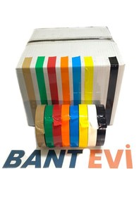 Resim 8 Renk İnce Koli Bandı Renkli Paketleme Ve İşaretleme Bantları 