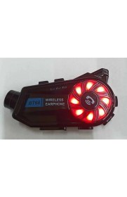 Resim Vothoon BT68 Motosiklet Kask Bluetooth Kulaklık 1080P Kamera Ses Kontrolü Video Kayıt Özellikli Intercom 
