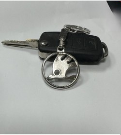 Resim Skoda 3d Gümüş Renk Oto Anahtarlık 