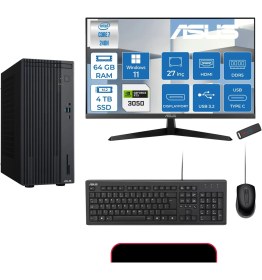 Resim Asus Expertcenter P500MV Intel® Core™ Ultra 7 240H 5.2ghz Aı 64GB Ddr5 4tb SSD 27"120Hz 6GB/RTX3050 WIN11HOME Mini Tower Masaüstü Bilgisayar E724016512B0D23H25+ZETTAUSBBELLEK 