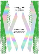 Resim Honda Pcx 2025 Uyumlu Far Üstü Film Hologram 