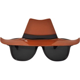 Resim Ktif Parti Gözlüğü - Kovboy Şerif Parti Gözlüğü 16X6 cm 