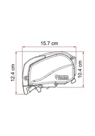 Resim Fiamma F80l 5.00x2.75 Beyaz Çatı Tipi Kasetli Tente 