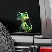 Resim Eğlenceli Timsah Karikatür Hayvan Etiketi - Canlı Yeşil Dinozor Tasarımı, Çiziklere Dayanıklı Vinil Decal Arabalar, Kamyonlar, Motosikletler, Mobilyalar, Pencereler, Dizüstü Bilgisayarlar ve Daha Fazlası İçin - Yaratıcı ve Dayanıklı Koruma, Sevimli Araba Aksesuarları, Dizüstü Bilgisayar Dekorasyonu, Eğlenceli Tasarım, Yüksek Kaliteli Yapıştırıcı 