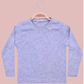 Resim Panios Kids 3'lü Düz 0 Yaka Uzun Kol Unisex Çocuk Turkuaz-gri-bordo Sweatshirt Çok Renkli 