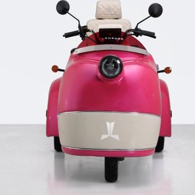 Resim Elektrikli Moped | Sunset Pink - Kurşun Asit - 60V 22 Ah 
