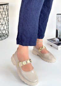 Resim Erbilden Okira Bej Rugan Oxford Ayakkabı 