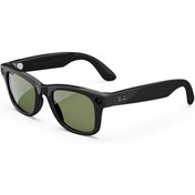 Resim Hepta Collection Meta Wayfarer Akıllı Gözlük Parlak Siyah G15 Yeşil RW4006 