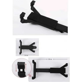 Resim MobaxAksesuar Araç Içi Tablet Tutucu Koltuk Arkası Telefon Tablet Tutucu Dvd-C+Br 