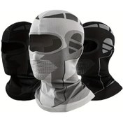 Resim Elmpaly Erkek Ve Kadın Tam Yüz Motosiklet Maskesi - Kışlık, Nefes Alabilir, Gri 