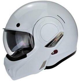 Resim Sway 907 Stratos B-707 Çene Açılır Kask Beyaz 
