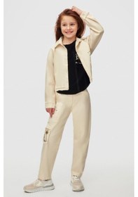 Resim Xo Kids Kız Çocuk Gömlek 8-14 Yaş 38408 Krem 