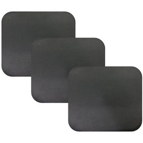 Resim Knsz oturma minderi 3 lü artis&mutlu syh suni deri tel bar taburesi sandalyesi için 