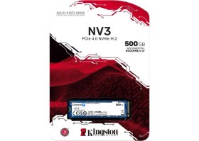 Resim 500 GB Kıngston Nv3 2280 Gen4 M.2 Pcıe 4.0 Nvme 5.000/3.000 SNV3S/500G 