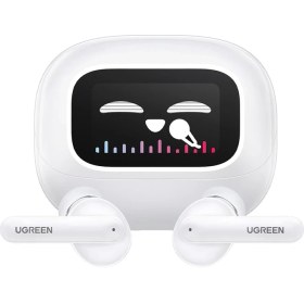Resim Ugreen Hitune T6 Magic Aktif Gürrültü Engelleyici Ekranlı Kablosuz Kulak Içi Kulaklık, Beyaz, 55137 