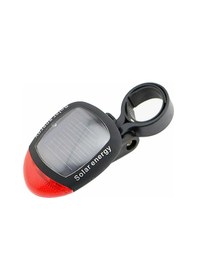 Resim Petinka Bisiklet Lambası Güneş İle Led Şarj Edilebilir Bisiklet Kuyruk Solar Bisiklet Lambası Kırmızı - Siyah 