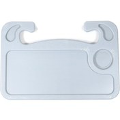 Resim Jeemson Oto Multifonksiyonel Masa: Direksiyon/arka Koltuk Yerleşimi, Yemek/ofis/notebook İçin Ayarlandırabilir Abs Gri Tablo Gri 