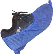 Resim 2000 Adet Tela Spunbond Nonwoven Bez Galoş Tek Kullanımlık Kaymaz Lastikli Mavi Galoş 