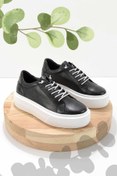 Resim Bambi Beyaz Hakiki Deri Kadin Sneaker K01586361003 Bambi