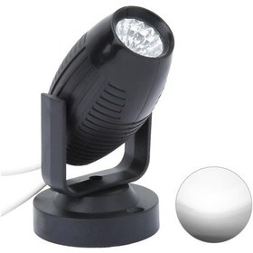 Resim Konesam Küçük Led Sahne Işığı - 7 Renk Seçenekli, 360 Aydınlatma, Ac85-265v, Siyah/beyaz Kasa, Dj/bar/klüp İçin Diğer 