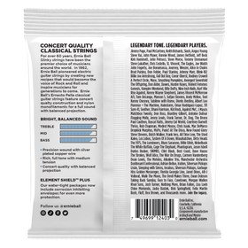 Resim Ernie Ball 2403 Ernesto Palla Nylon Clear and Silver Tie-On Klasik Gitar Teli 