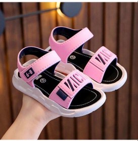 Resim Bebek Kız Erkek Sandalet Çocuk Plaj Ayakkabı Çocuk Spor Sandalet Bebek Düz Ayakkabı Çocuk Ayakkabı Pembe 