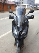 Resim Motocam Kymco Xciting 250 500 R Siperlik Ön Cam 2010 2011 Model 72cm Şeffaf Renkli 4mm Uzun Cam 