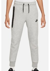 Resim Nike Sportswear Tech Fleece Kids Pant Gray Çocuk Fermuar Cepli Eşofman Altı Gri Gri 
