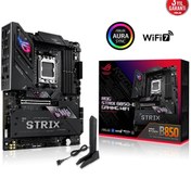 Resim ASUS Rog Strıx B850-e Gamıng Wıfı, 4xddr5, 5x M2, Hdmı, Dp, 2xtype-c, Wi-fi 7, Bluetooth V5.4, Am5 S 