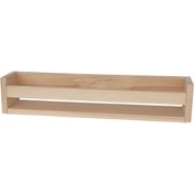 Resim kırtkırt ahşap Doğal Ahşap 50x10 cm Kitaplık Çocuk Bebek Odası Duvar Kitaplığı 