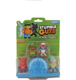 Resim Tuy14000 Stumble Guys 5li Mini Figür S2-sg-30006 5 Standart 