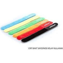 Resim Mena Rise Akb-06 6'lı Kablo Düzenleyici & Toplayıcı 