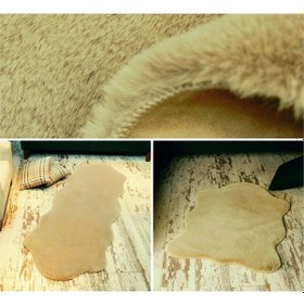 Resim Tappeto Re x Tavşanı Post Peluş Vizon 