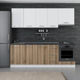 Resim Minar 235 Cm Mutfak Dolabı Beyaz Dore 235-D5 