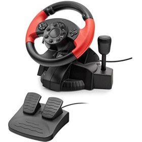 Resim Evimdeyokyok VW9829 Oyuncu Direksiyon Seti 200 Derece 7in1 PS4 PS3 PS2 PC Xbox Nintendo Android Siyah 