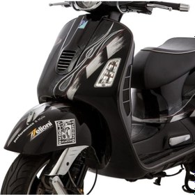 Resim Vespa Gts-gtv Ön Panel Sağ Yan Çıta Mat Siyah 2003-2018 / Sıp 
