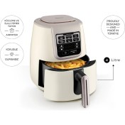 Resim Karaca Air Pro Cook 3 in 1 XL Ev Yemeği, Közleme, Sulu Yemek Tencereli Airfryer Iconic Beige 4 Kişilik 