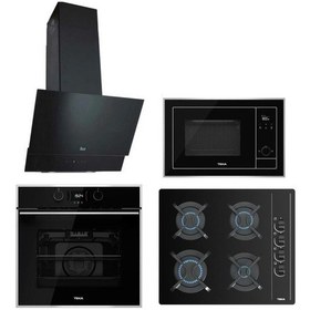 Resim Teka HLB 840 SS - GBC 64002 KBC BK - ATV 60 - ML 820 BIS Siyah Ankastre Set 