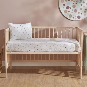 Resim Home Bebek Ponny Yastık Çarşaf Set, Çok Renkli 