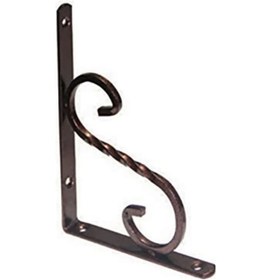 Resim Tokpazar Dekoratif Ferforje Raf Ayağı Siyah 11X15Cm 