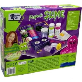 Resim Sepetopia Mey Ithalat® 64739 Bilim ve Oyun - Fosforlu Slime 