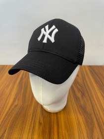 Resim Ny Yankees Nakışlı Fileli Yazlık Beyzbol Cap Şapka Siyah - Beyaz 