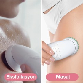 Resim Braun Silk-Epil 9 Sensosmart Islak Kuru Epilatör 8 Saat Şarj Süresi İle Beyaz Renk 